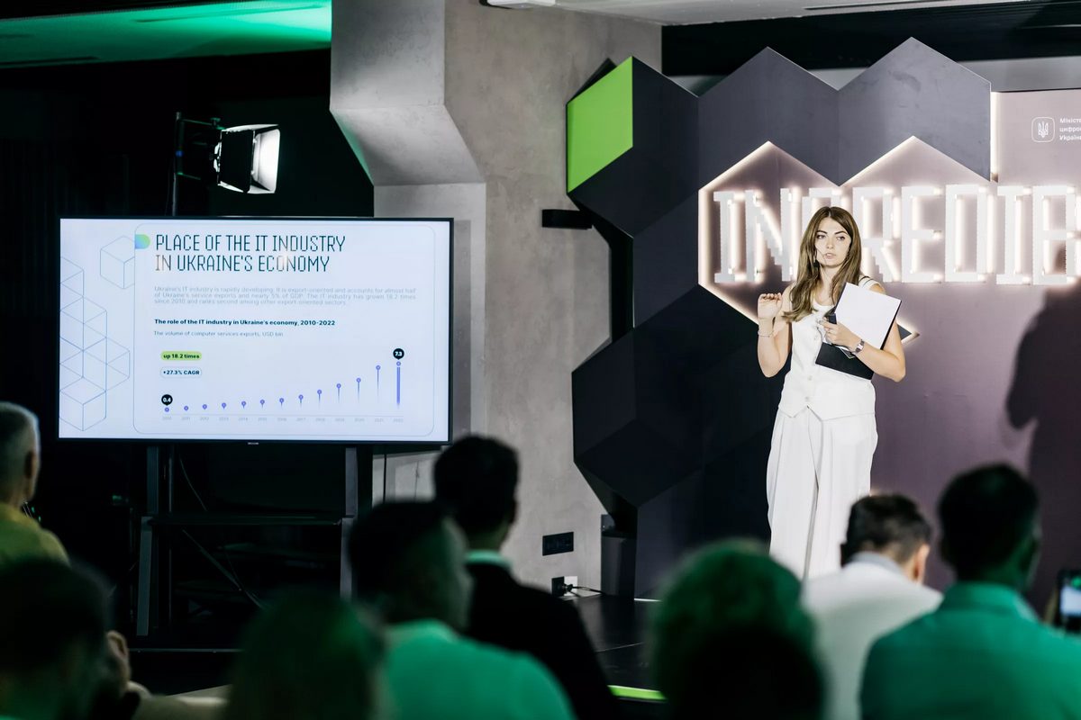 Maria Shevchuk, acting executive director of IT Ukraine