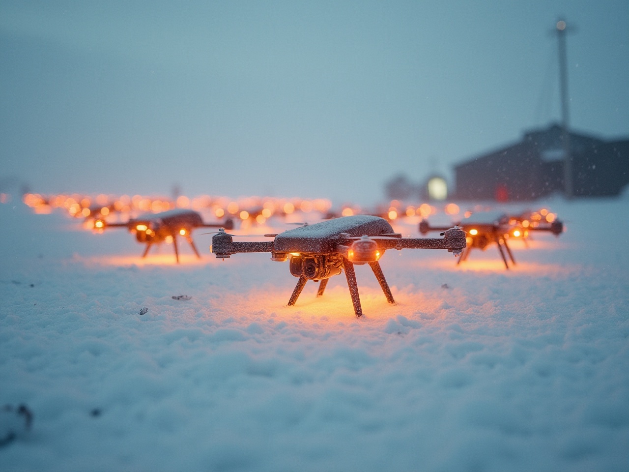 AI drone swarms