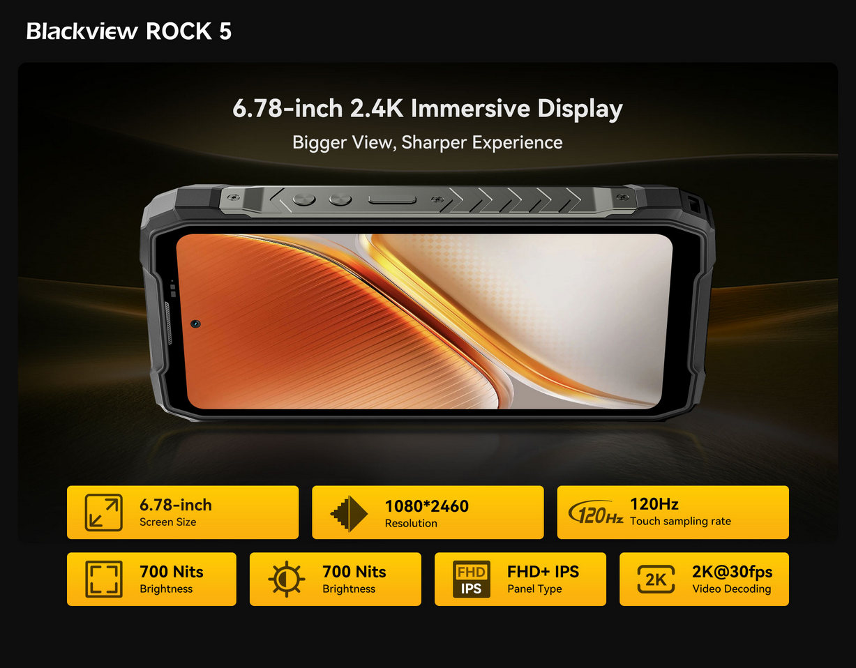 6.78-inch 2.4K 120Hz Display With 700-Nit Brightness
