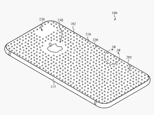 Apple receives a patent for a protective back panel