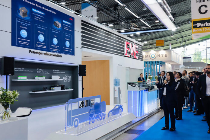 EVE Energy Showcases New Energy Vehicles Solutions
