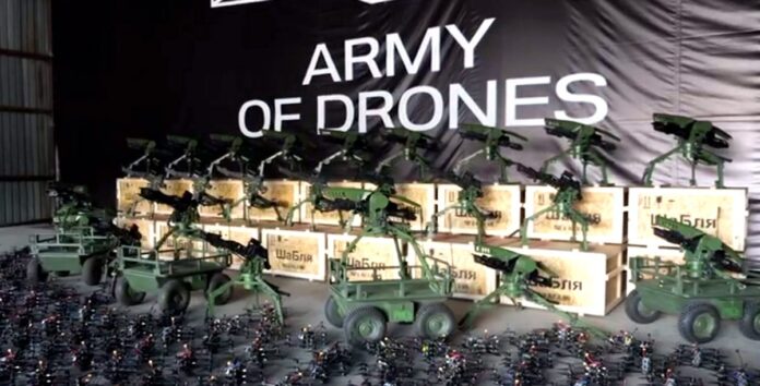 The Drone Army received 1000 UAVs and 25 automatic turrets