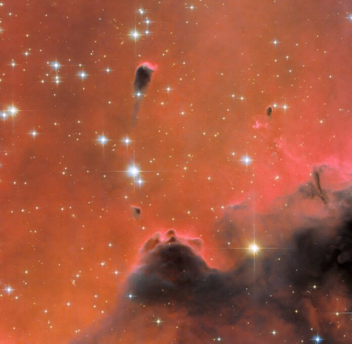 Hubble captures a brilliant red nebula Hubble captures a brilliant red nebula