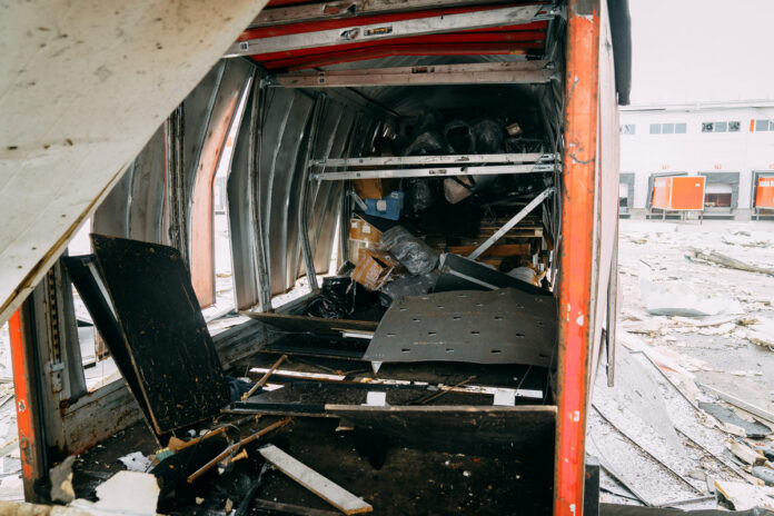 Nova Post shows photo and video evidence of missile strike