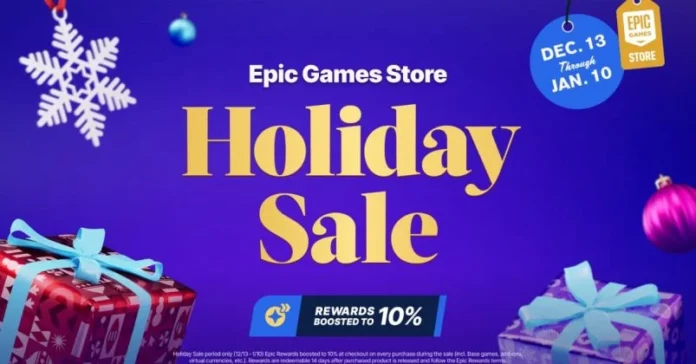Holiday sale in the Epic Games Store: 17 free games, big coupons Holiday sale in the Epic Games Store: 17 free games, big coupons