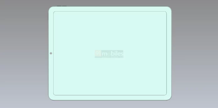 The design of the new 12.9-inch iPad Air has been revealed