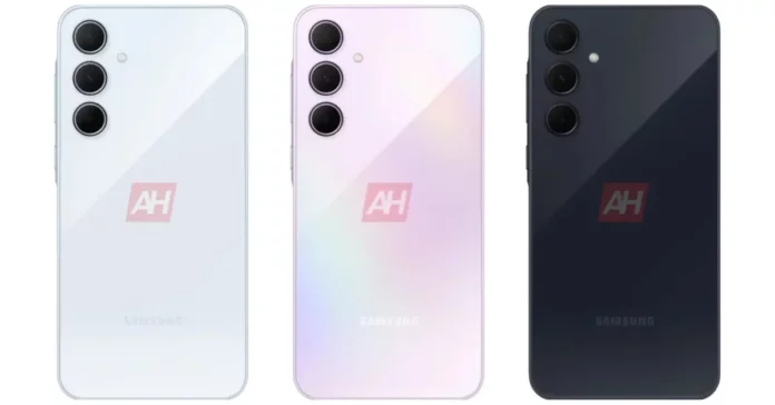 Samsung Galaxy A35 appears in leaked renders
