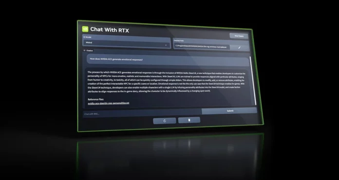 Nvidia launches a new chatbot with artificial intelligence