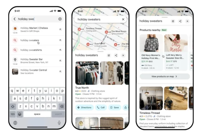 Now you can find products on Google Maps Now you can find products on Google Maps