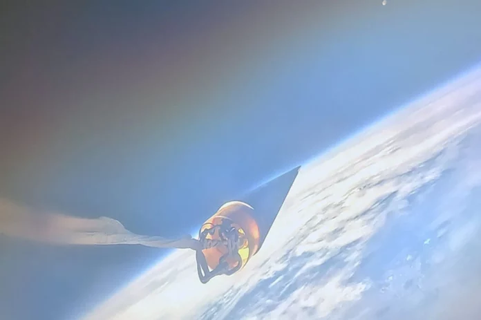 The student rocket broke the record for the height of the flight The student rocket broke the record for the height of the flight