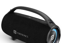 Portronics presented Thunder 2.0 TWS speaker Portronics presented Thunder 2.0 TWS speaker