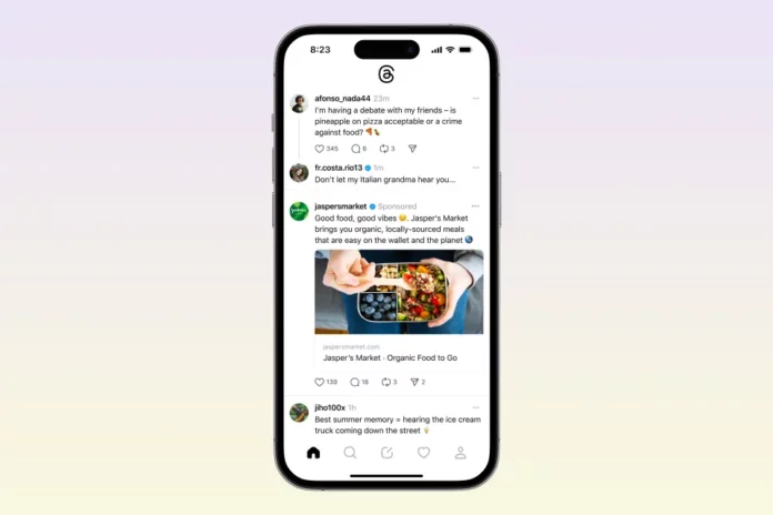 Meta starts testing ads on Threads Meta starts testing ads on Threads