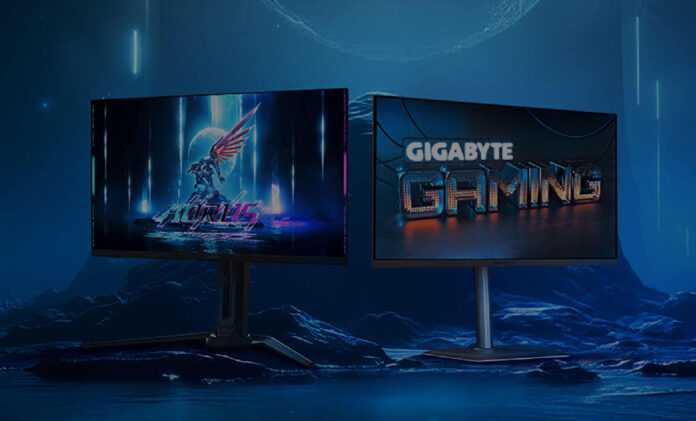 Gigabyte presents two QD-OLED monitors at CES 2025