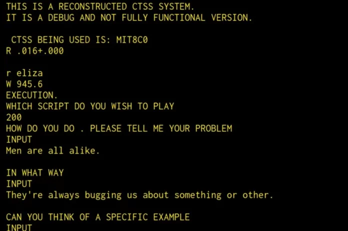 Scientists resurrect ELIZA, the world's first chatbot