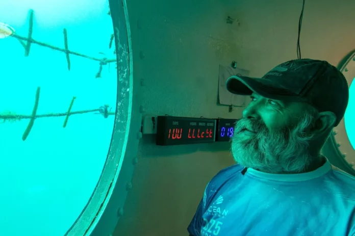 Aerospace engineer lived underwater for 120 days