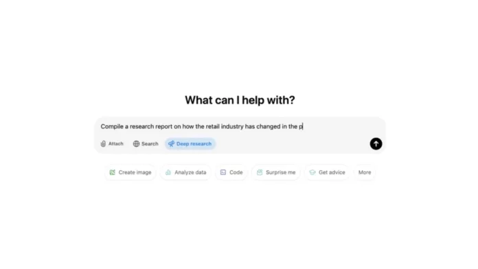 ChatGPT can generate reports from hundreds of online sources ChatGPT can generate reports from hundreds of online sources