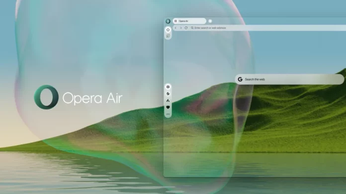 Opera Air will encourage you to take breaks from the Internet