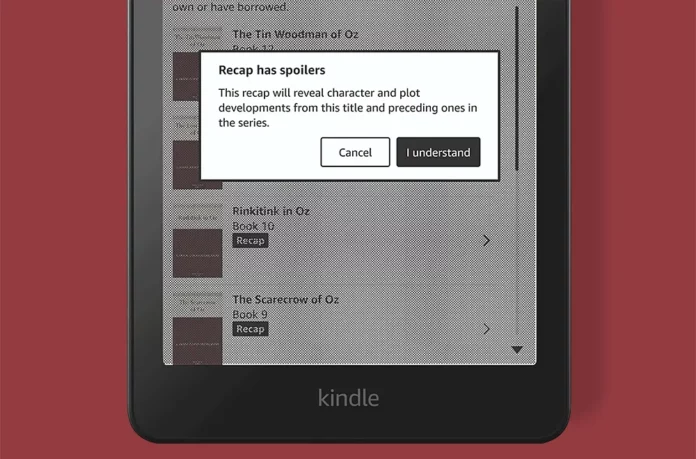 The Kindle Recaps feature will introduce you to a book series
