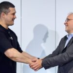 Mykhailo Fedorov and Oleksandr  Komarov