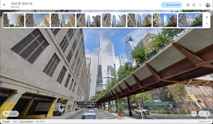 Google adds historical Street View to Google Earth