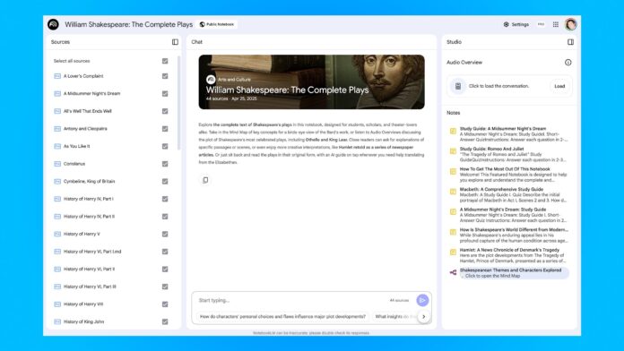 Google adds favorite notes on specific topics to NotebookLM