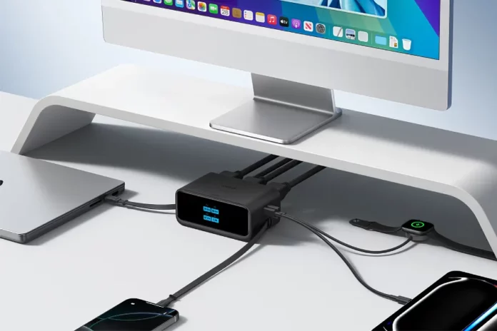 Anker charging station fights clutter on the desktop