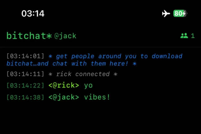 Jack Dorsey created an encrypted Bluetooth messenger
