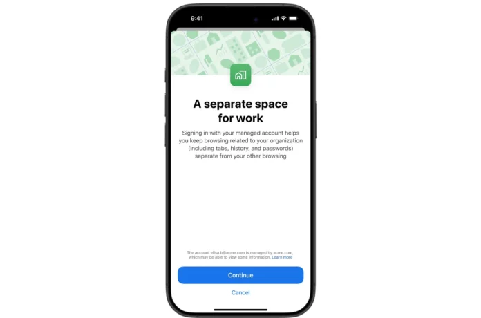 Chrome will allow you to switch between accounts on iOS