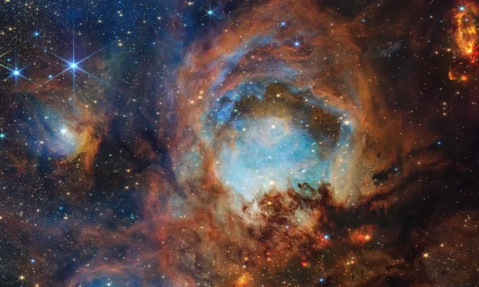 Webb Telescope captures fascinating view of the Cat's Paw Nebula