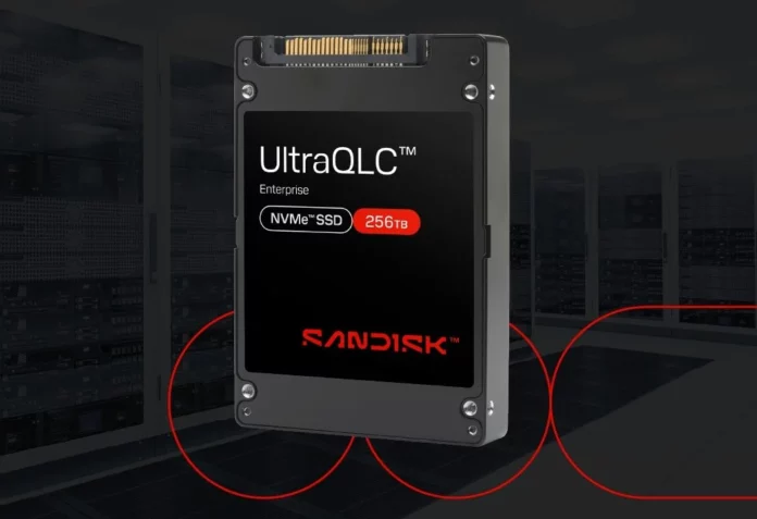 SanDisk introduces a 256 TB SSD drive