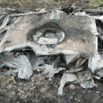 Destroyed Russian “Shahed” attack drone