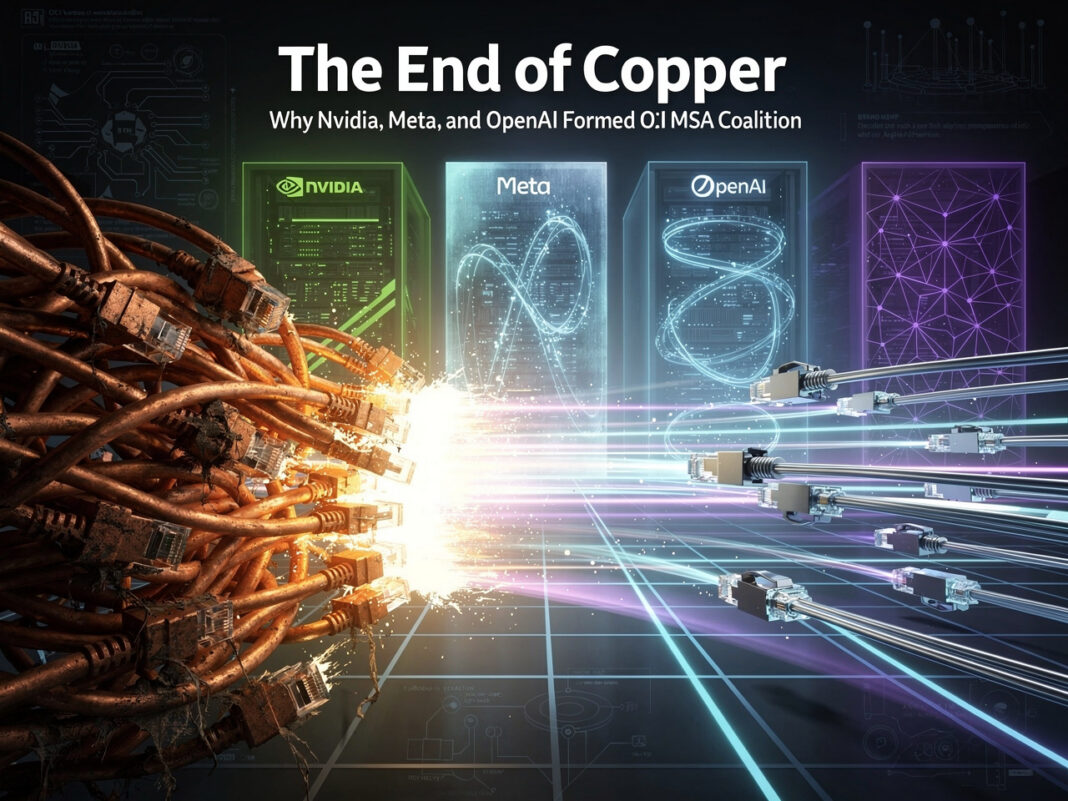 The End of Copper: Why Nvidia, Meta, and OpenAI Formed the OCI MSA Coalition