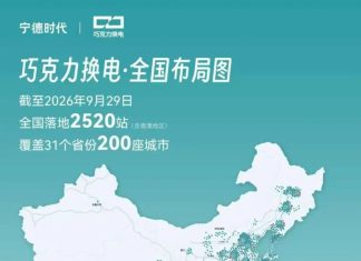 CATL’s Chocolate Swap: 2520 Stations Across China
