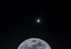 Rare Celestial Alignment: Earth’s Moon Passes in Front of Jupiter, Revealing its Moons