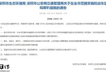 Shenzhen Bans All Car Horns Starting November 1