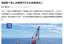 China’s First Offshore CO2 Injection Platform Complete