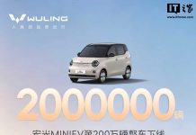 Wuling Hongguang MINIEV Hits 2 Million Units