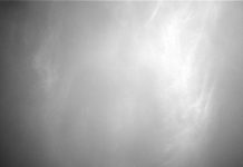 Mars Rover Curiosity Captures Ethereal Martian Clouds as Autumn Arrives in Gale Crater