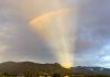 Rare Anticrepuscular Rainbow Graces Italian Skies