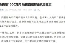 Pinduoduo Donates 10 Million Yuan to Tibet Earthquake Relief