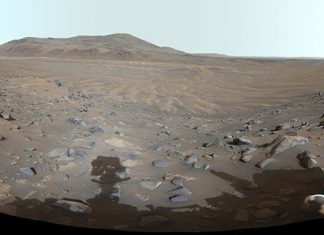 Perseverance Rover Captures Dusty Vista of Ancient Martian Riverbed