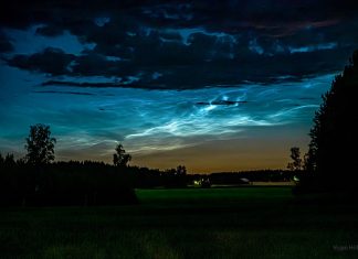NASA Captures Ethereal Noctilucent Clouds Over Sweden