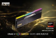 KLEVV CRAS V RGB PRIME DDR5 Memory Launched