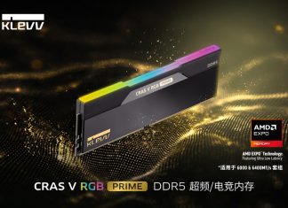 KLEVV CRAS V RGB PRIME DDR5 Memory Launched