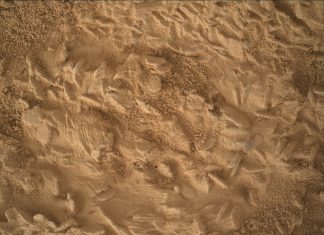 Curiosity Rover Prepares to Drill into Martian “Nazca” for Crystal Clues