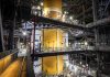 Artemis III SLS Core Stage Mated with Boosters at Kennedy Space Center