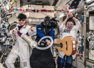 Ghosts and Galaxies: Astronauts Embrace Halloween 250 Miles Above Earth