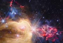 Webb Telescope Unveils Stellar Nursery’s Chaotic Birth Pangs